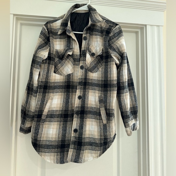 Tops - Long Sleeve Plaid Button Up
